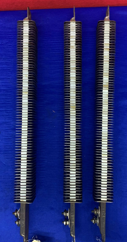 Lote de 3 calentadores de aire CHROMALOX FINSTRIP OTF-180 240 V 1000 W HNL 3490P/052710-117