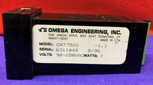 Omega Micromega CN77522 Temperature Controller 90-250 VAC