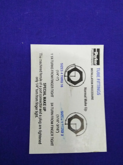 PARKER 10-10-10 JBZ-B UNIÓN EN T PARA RACOR DE TUBO 