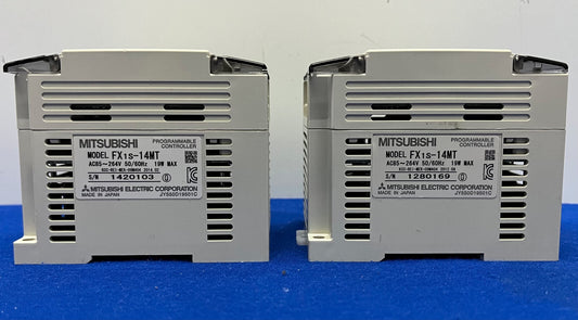CONTROLADOR PROGRAMABLE MITSUBISHI FX 1S-14MT - 1 LOTE CANTIDAD 2