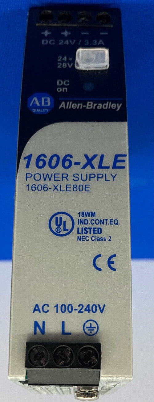 ALLEN BRADLEY VOEDING 1606-XLE80E SER A AC 100-240V, 1,4A, 50-60HZ