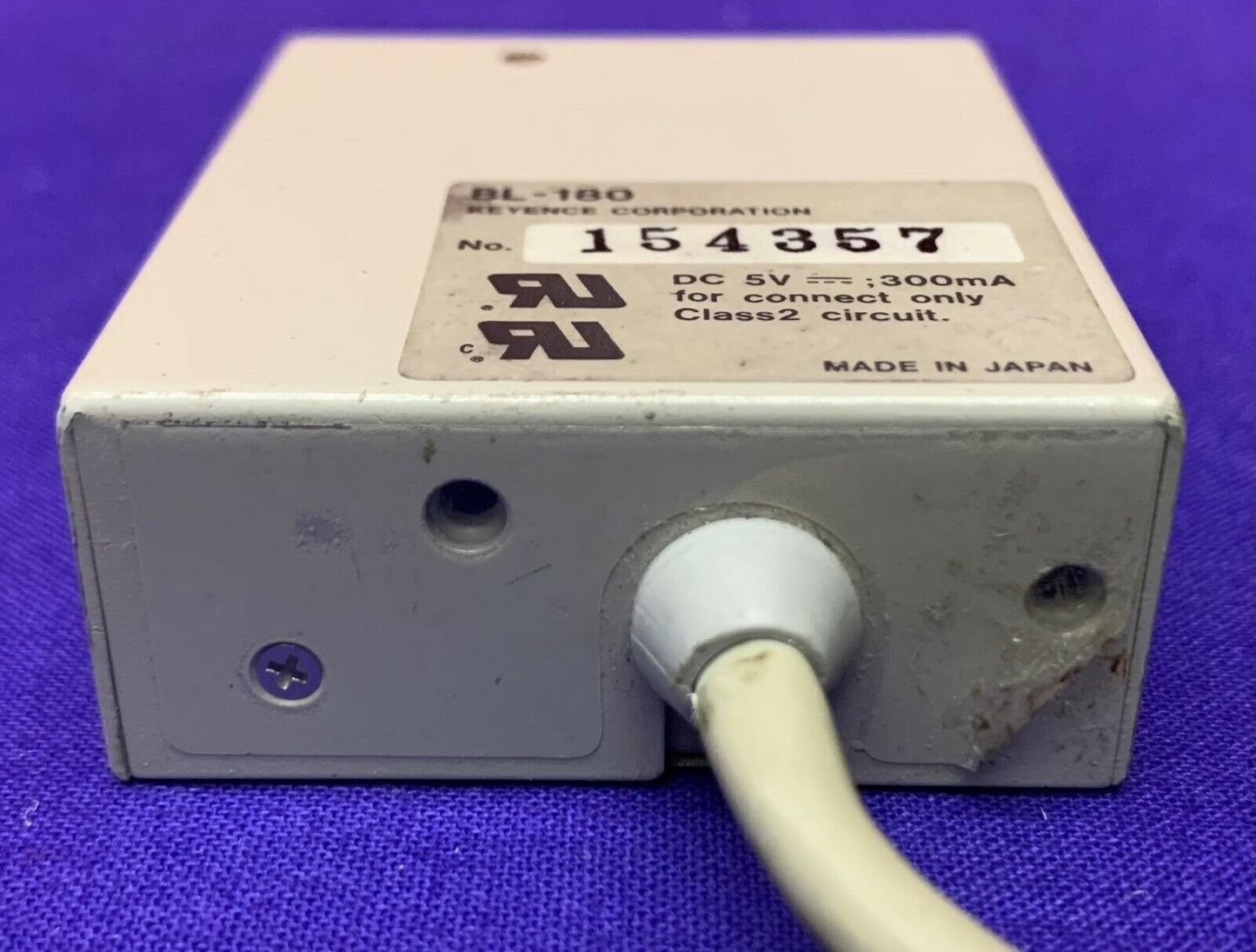 Keyence バーコードリーダー スキャナー BL-180 DC 5V 300mA 