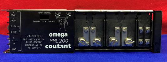 Fuente de alimentación Coutant Lambda Omega MML 200 115/230 V CA 50-60 Hz 29977A Nortech