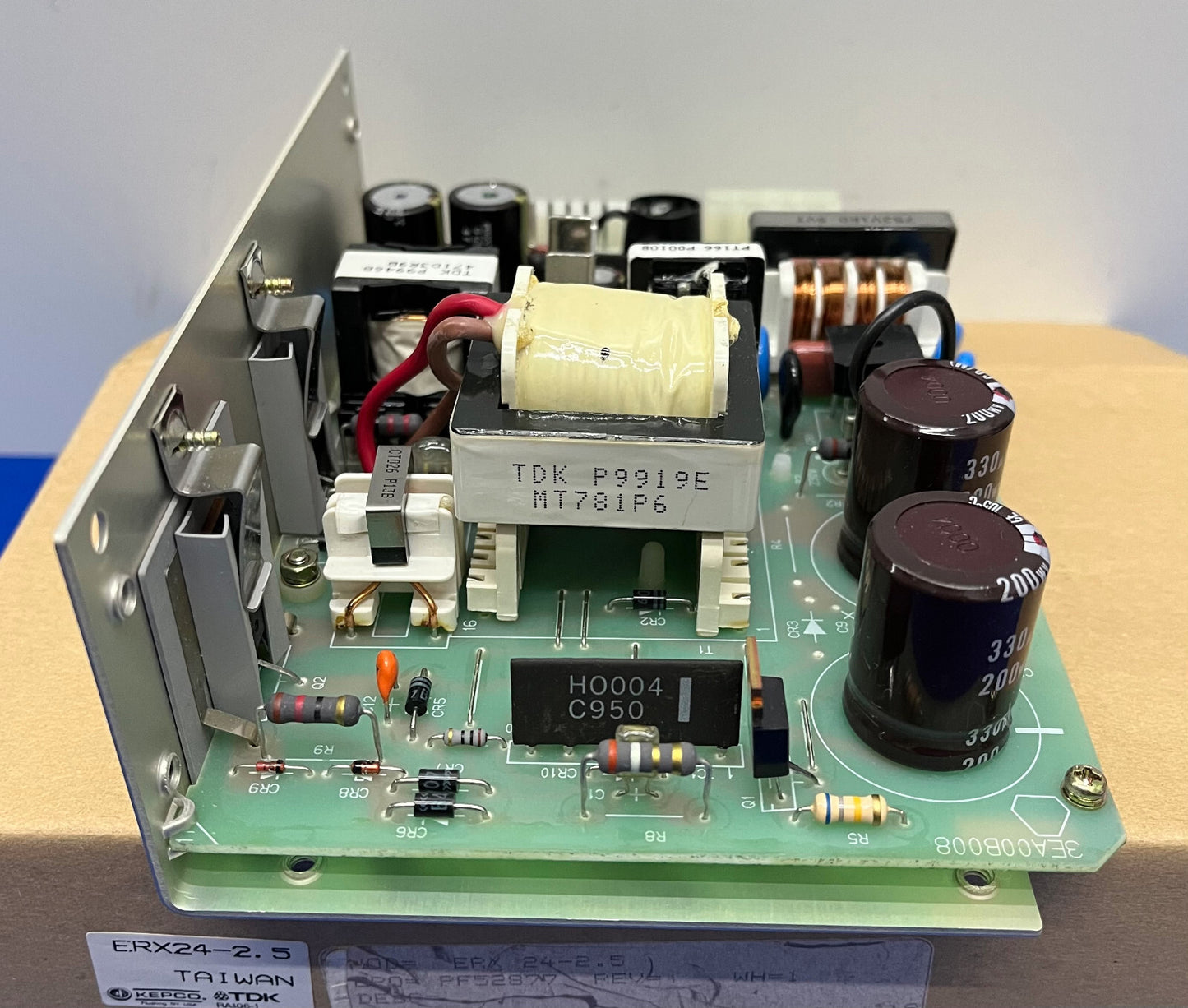 TDK KEPCO VOEDING ERX24-2.5 INGANG: AC115/230V, 1.6/0.9A, 50/60HZ UITGANG: DC24