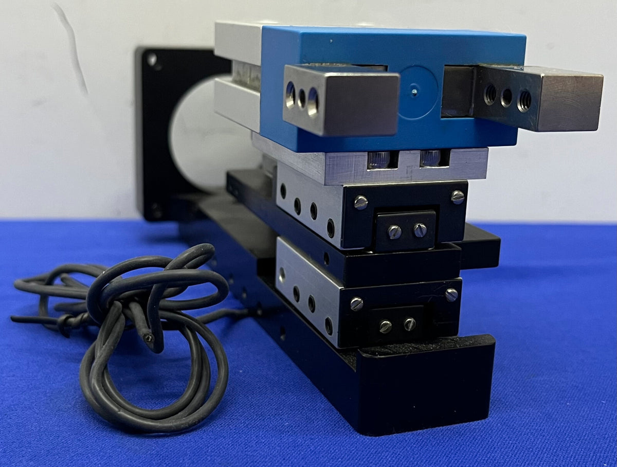 Pince pneumatique parallèle FESTO HGP-16-AB 197545 W2 et 2 DEL-TRON N-1AC