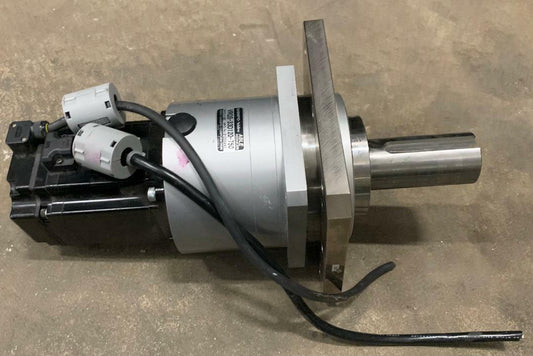 SERVOMOTEUR CA YASKAWA SGMAV-08ADA21 AVEC RÉDUCTEUR SHIMPO NIDEC VRGS-33D120-750