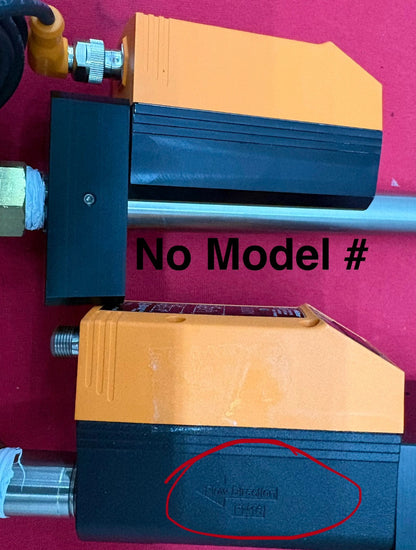 EFECTOR SD6001 COMPRESSED AIR METER FLOW SWITCH ANALOGUE OUTLET QTY 2 -FOR PARTS