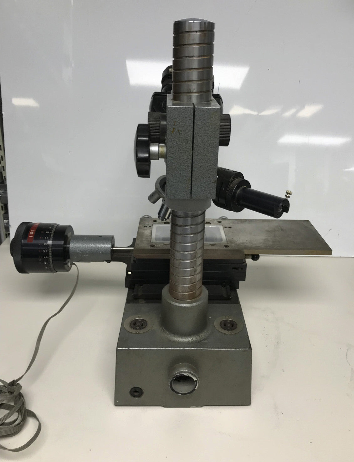 SIMPLEX MULTIPURPOSE MICROSCOPE OPTO-METRIC TOOLS INC FOR PARTS / REPAIR