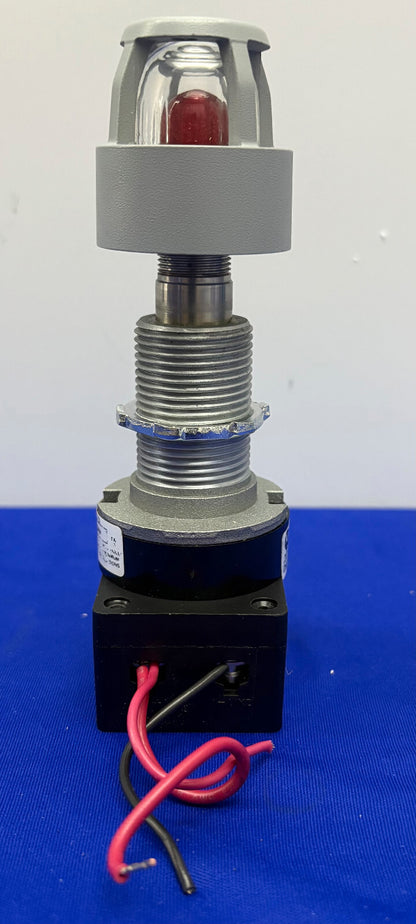 Allen Bradley 800H-QPTH2M SER D LED PILOT LIGHT HAZ LOC PUSH BUTTON & 800TC-N374