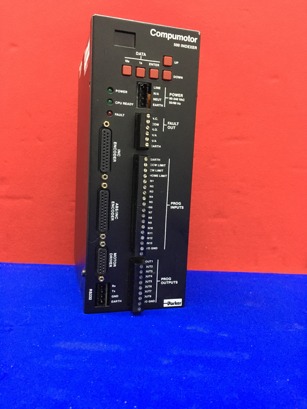 CONTROLADOR DE MOTOR CON INTERFAZ COMPUTACIONAL INDEXADOR COMPUMOTOR 500 DE PARKER