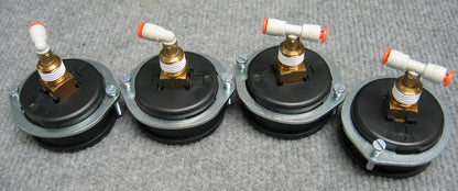 Menge: 4 SMC-PNEUMATIK-MESSGERÄTE 0–160 PSI 0–1,1 MPa