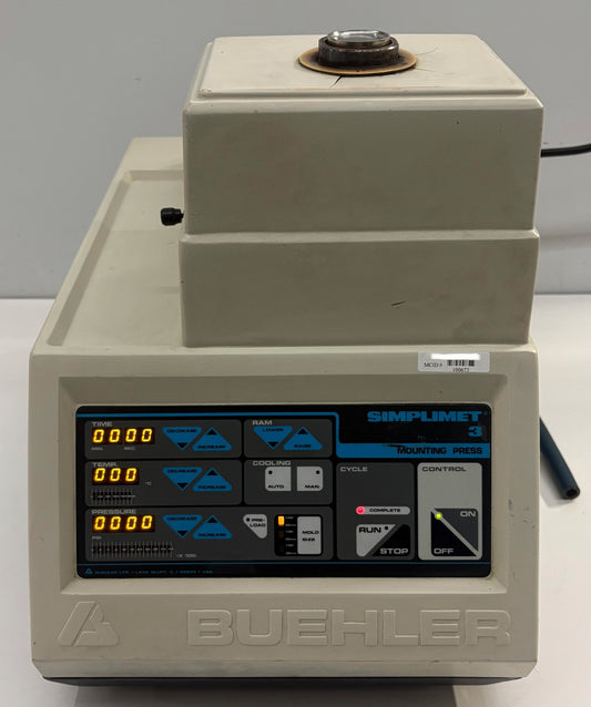 BUEHLER SIMPLIMET 3 MOUNTING PRESS CAT # 20-1420-??? - FOR PARTS/REPAIR