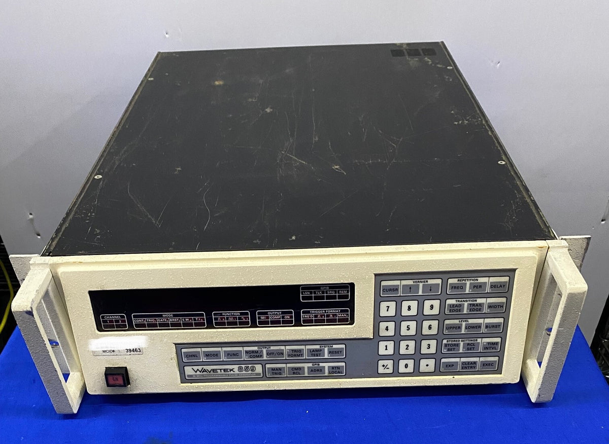 WAVETEK 859 プログラマブルパルスジェネレータ - 部品/修理テスト不可