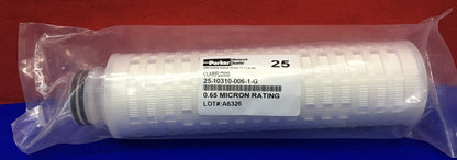PARKER DOMNICK HUNTER 25-10310-006-1-G PLEATED MEMBRANE FILTER CARTRIDGE