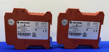 AB ALLEN BRADLEY GUARDMASTER®  440R-D23171 SER A MSR125HP SAFETY RELAY - QTY 2