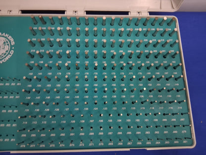 Meyer Gage M-1 Minus Pin Gage Set .061" - .250" Class Z 190 Pcs COMPLETE