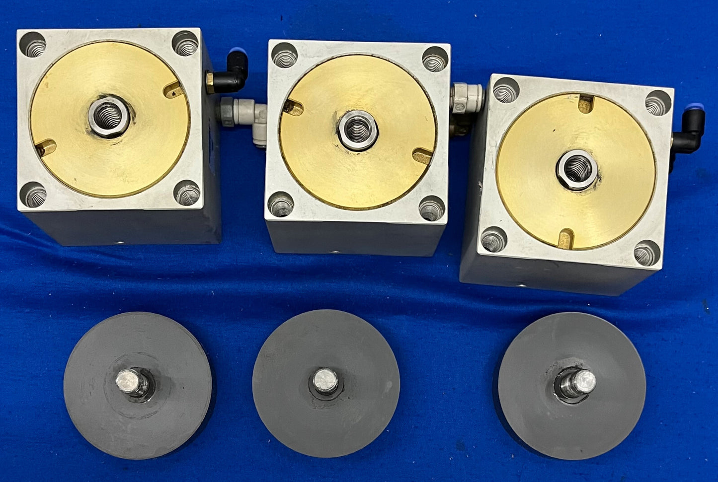 COMPACT INCH VIERKANTE CILINDER S3X1 BORING: 3 SLAGEN: 1 Lot van 3