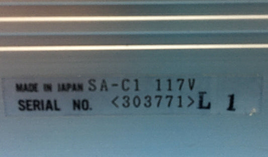 IAI CORPORATION SA CONTROLLER C1 SA-C1 117V