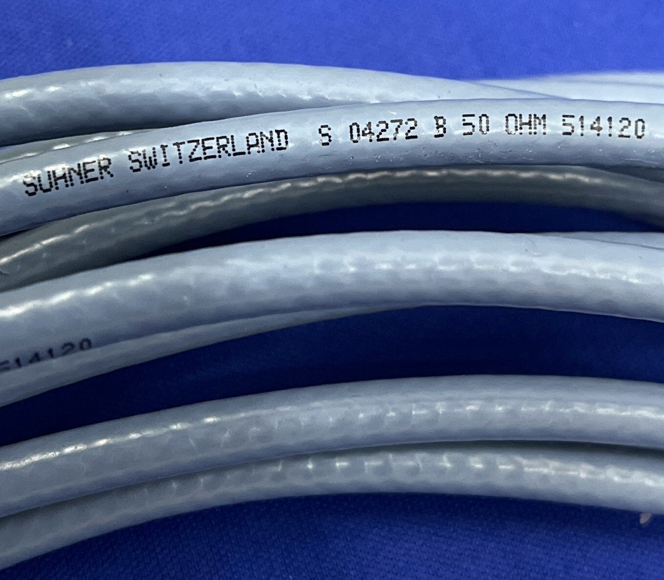 TRANSMISOR SUHNER S 04272 B 50 OHM CABLES RF 36” - 1 LOTE DE 11 CABLES