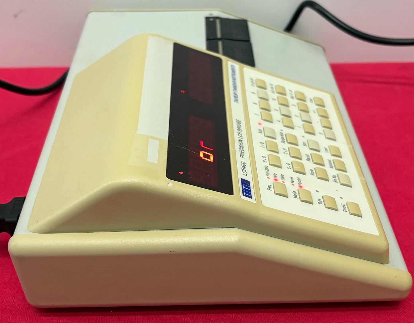 TTI / THURLEY THANDAR LCR400 PRECISION LCR BRIDGE 120V BENCHTOP - PARTS/REPAIR