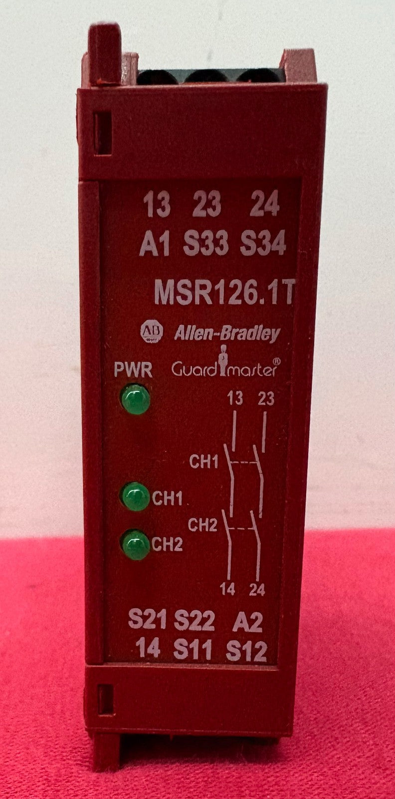 Allen Bradley AB GUARDMASTER MSR126.1T 440R-N23114 SER A SAFETY RELAY