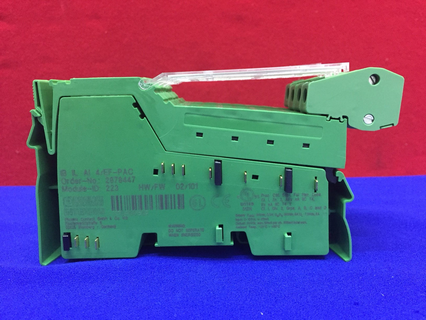 Terminal analogique en ligne Phoenix Contact - IB IL AI 4/EF-PAC - 2878447