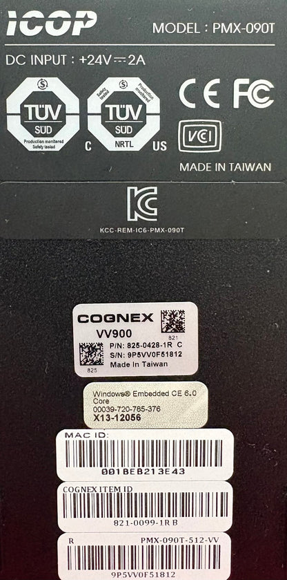 COGNEX VISIONVIEW PMX-090T VV900 OPERATOR INTERFACE (HMI) PANEL,9” PARTS REPAIR