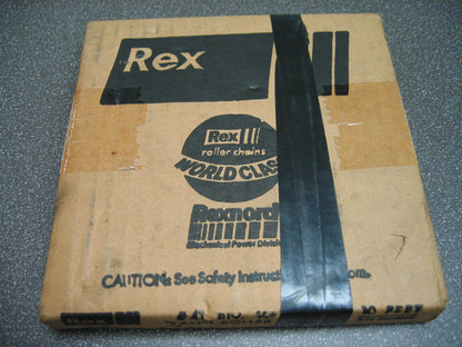 Chaîne à rouleaux REXNORD #41 ANSI RIV, pas de 1/2 po, maillon principal de 10 pi inclus 