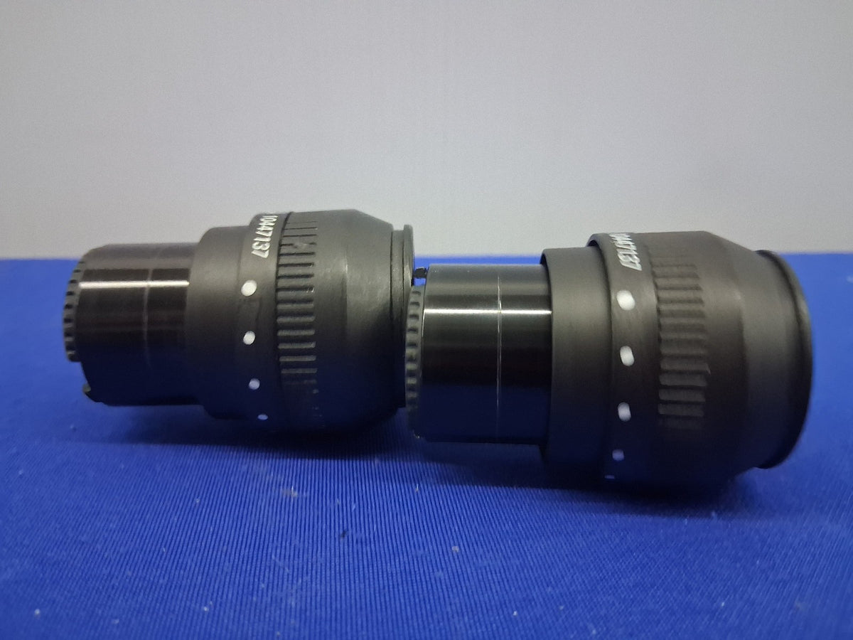 PAIR OF LEICA 10447137 10X/23 EYEPIECES STEREO ZOOM SELLING A 1 LOT OF QTY. 2