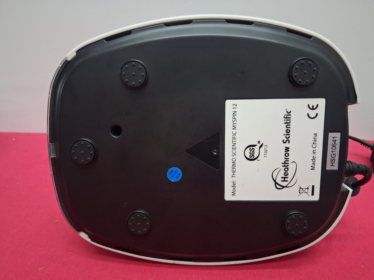 THERMO SCIENTIFIC MYSPIN12 MINI CENTRIFUGE MAX SPEED 12500 RPM MAX 30 MIN TIMER