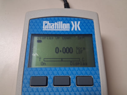 Chatillon Ametek DFS-050 Digital Force Gauge Load Cell  50 lbf w Hard Case Tips