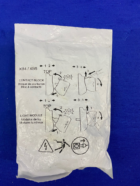 ACTIONNEUR DE COMMUTATEUR TELEMECANIQUE ZB5AVB5 AVEC LED PROTÉGÉE 24 V