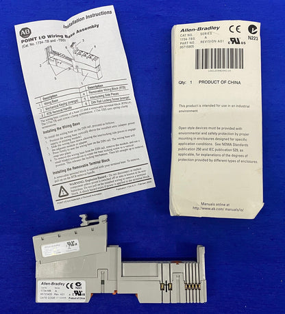 Allen Bradley AB 1734-TBS 1734TBS SER A - BESTEHT AUS: 1734-RTBS &amp; 1734-MB