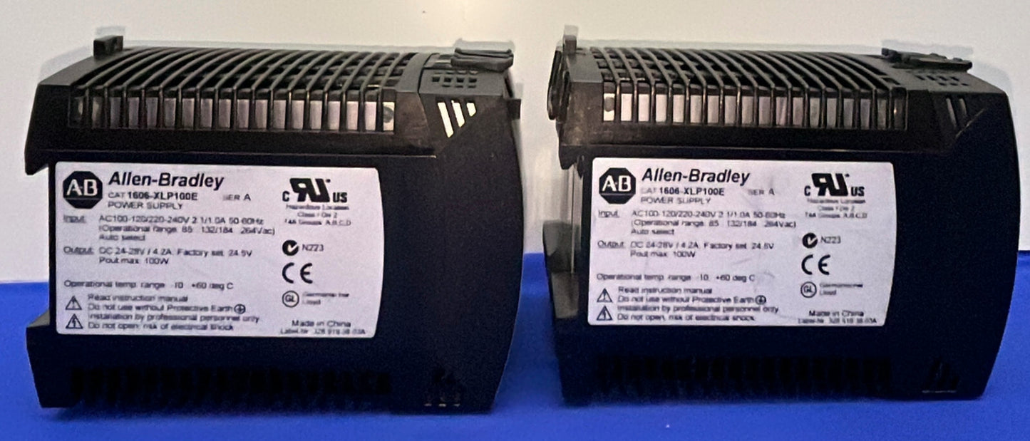 Allen Bradley AB 1606-XLP FUENTE DE ALIMENTACIÓN 1606-XLP100E Ser.A - 1 LOTE CANTIDAD 2