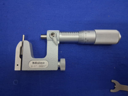 Mitutoyo 117-107 Uni-Mike Outside Micrometer 0-1" Mechanical W/ CASE ACM-1"V