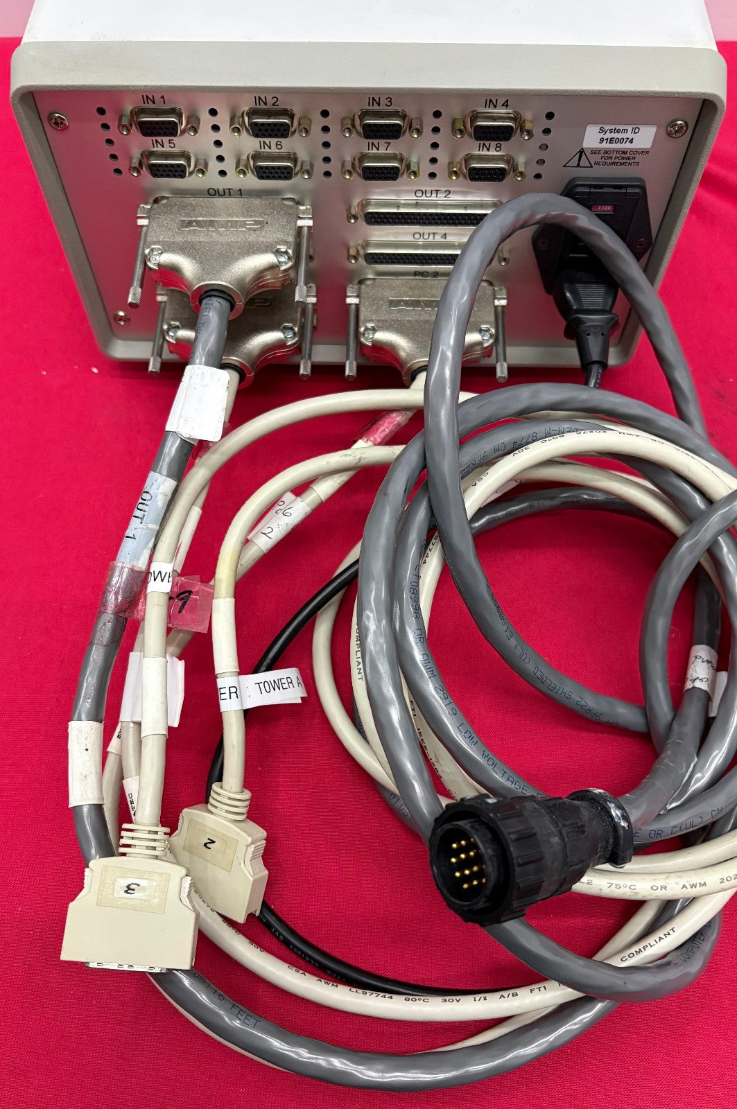 ENDURATEC 310326 8-CHANNEL SIGNAL CONDITIONING w/Cables
