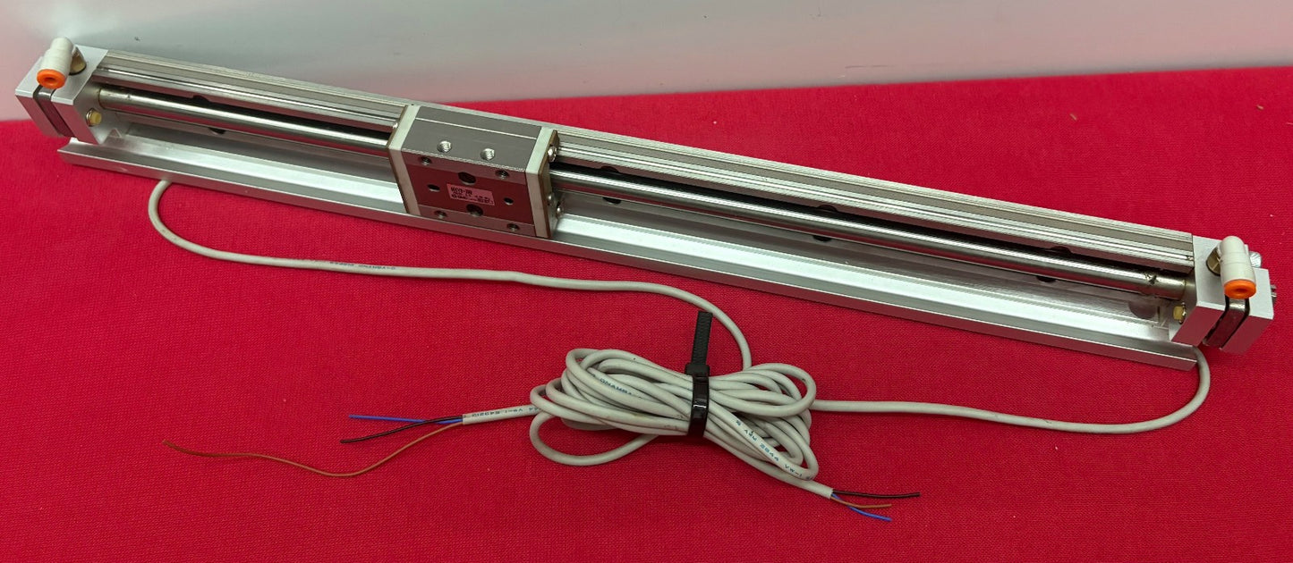 SMC LONG STROKE 300mm AIR PNEUMATIC SLIDE TABLE MXY8-300 w/ QTY 2 SMC D-M9N