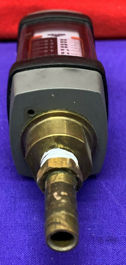 Débitmètre d'eau Hedland H205B-020 / 0,2-2,0 GPM / 1,0-0,5 LPM / 1/4 po en laiton 