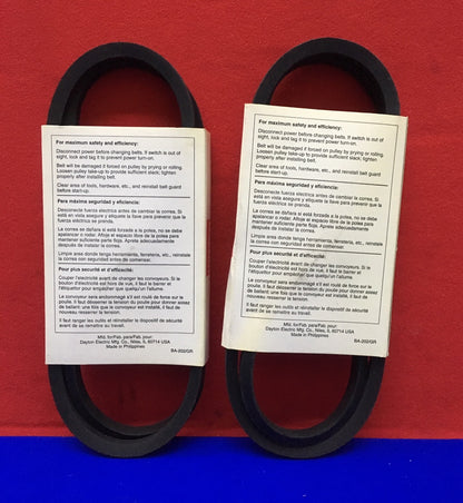 Qté 2 - NOUVELLES COURROIES DAYTON (1) 4L500H PREMIUM