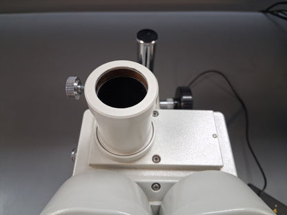 MEIJI EMT TRINOCULAR STEREO MICROSCOPE STAND LED LIGHT Missing Camera, Tube & TV