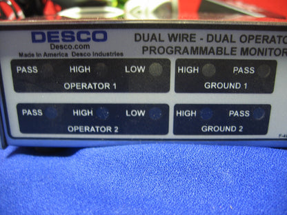DESCO, DUAL WIRE CONTINUOUS MONITOR FOR PARTS / REPAIR