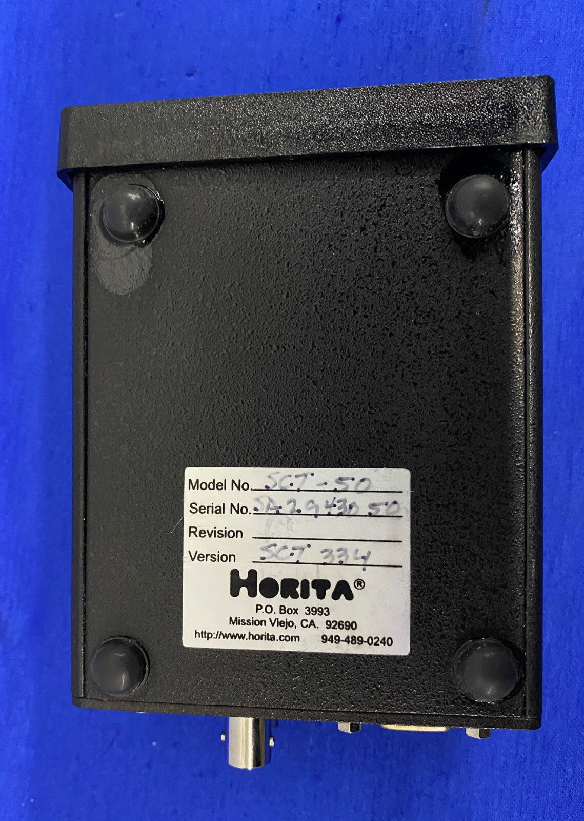 HORITA SCT-50 シリアルコントロールタイトル文字ジェネレーター 電源なし