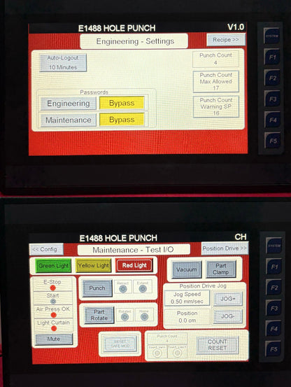 HORNER XL7 HE-XW1E4KE OPERATOR CONTROLLER 7”TOUCHSCREEN