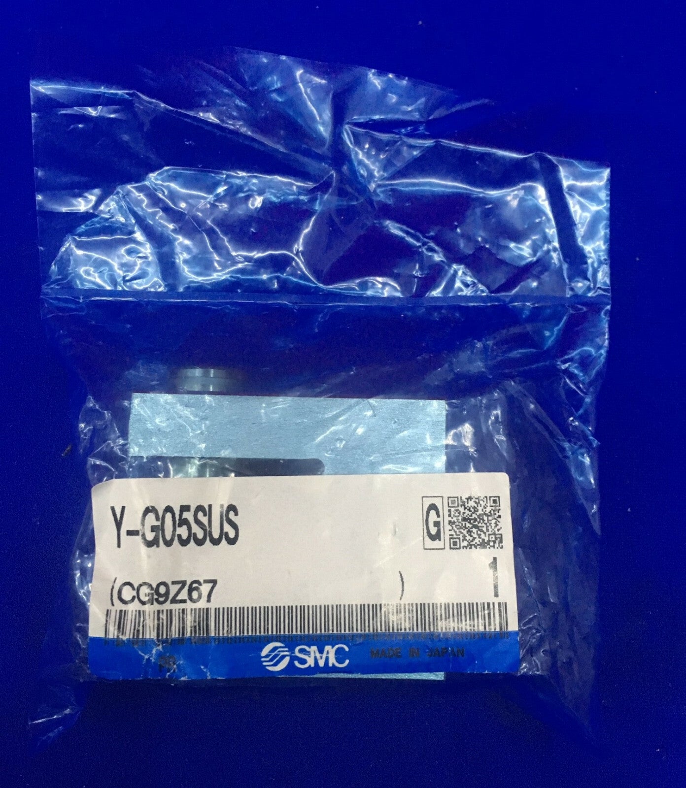 Actionneur à chape double tige SMC Y-G05SUS / YG05SUS, vérin à corps rond CG