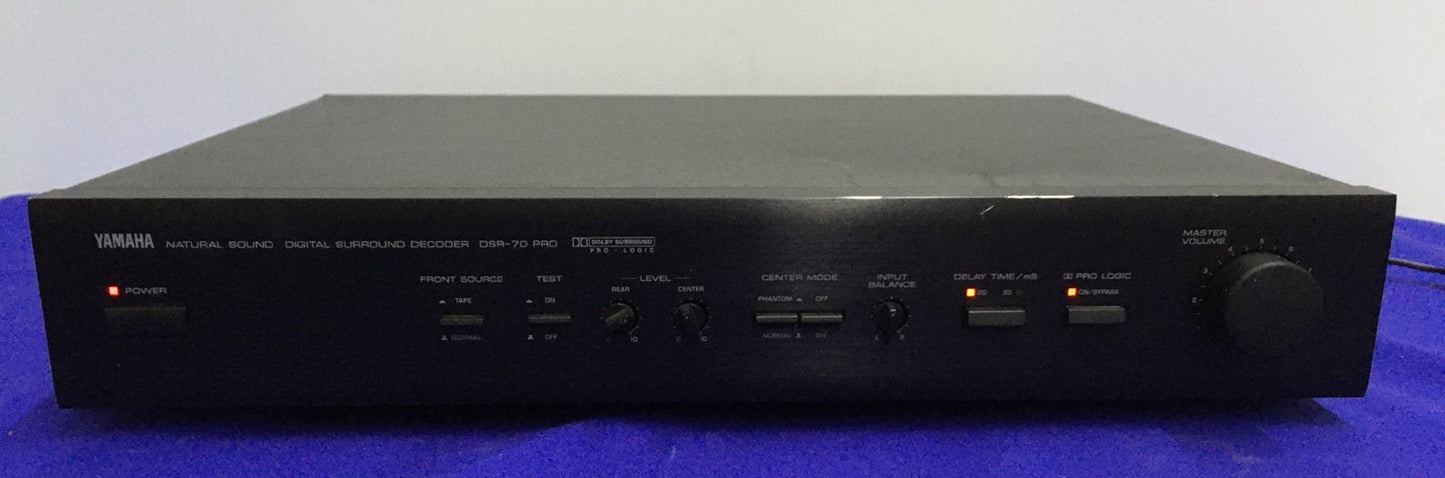 YAMAHA,DSR-70 PRO NATURAL SOUND DIGITAL SURROUND DECODER ITEM IS USED