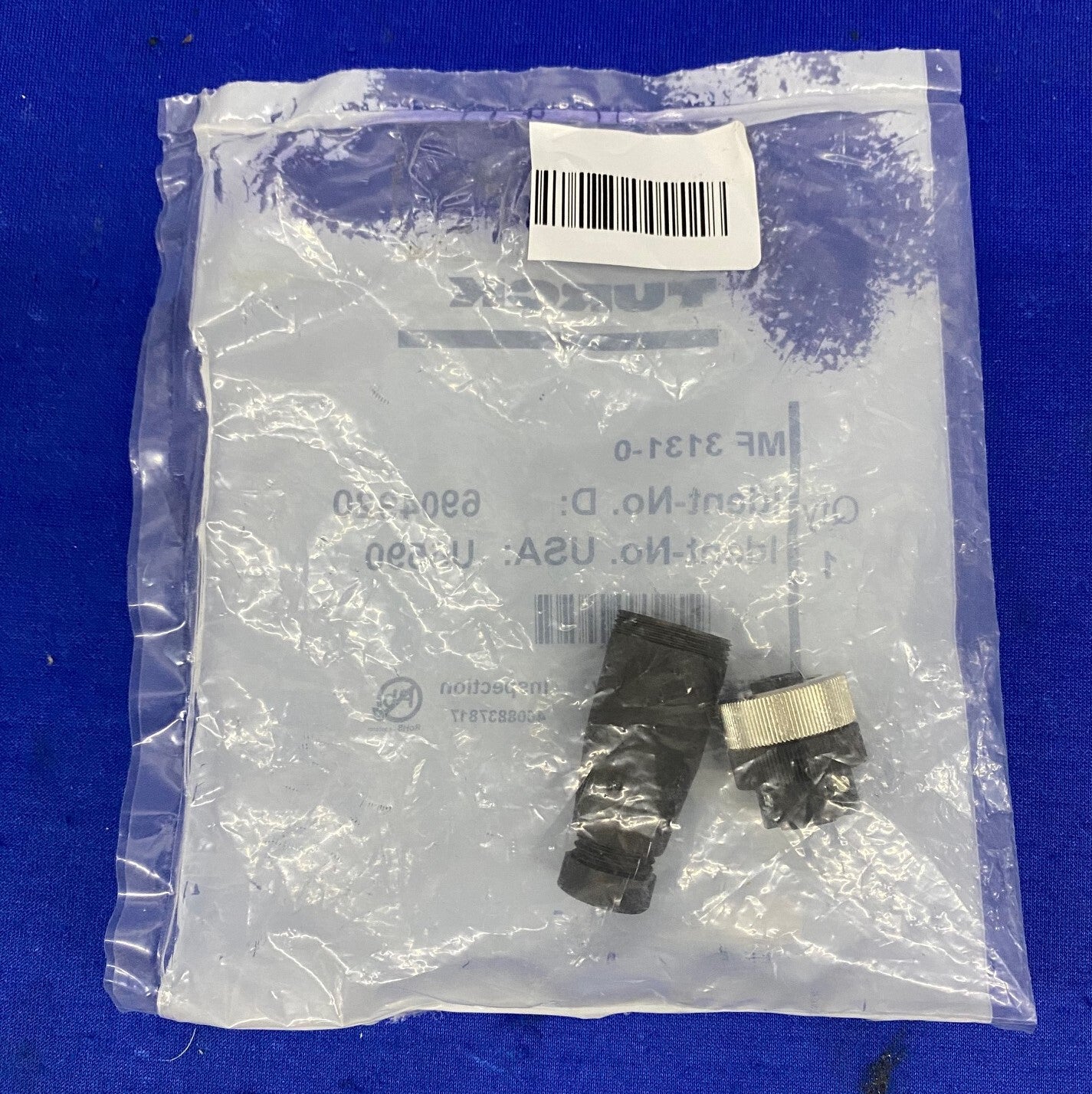 TURCK 6904920 / U5590 FICHE 3 BROCHES MF 3131-0 / 3131.0