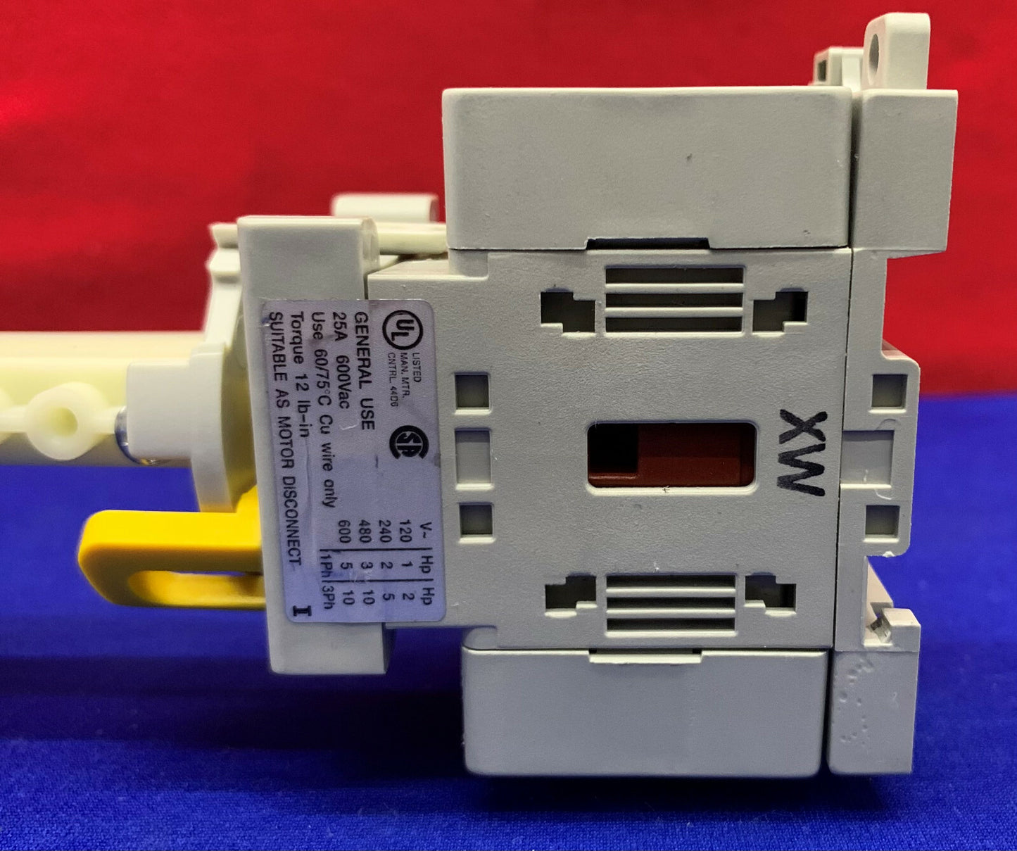 Sprecher Schuh LA7-25-1753 Disconnect Switch met zwarte AAN/UIT-schakelaar