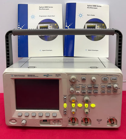 AGILENT MSO6012A MIXED SIGNAL OSCILLOSCOPE 2+16 CH 100MHZ / FOR PARTS/REPAIR