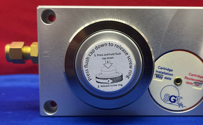 RESTEK CAT# 22060 2-POSITION BASEPLATE (1/4" FITTING)