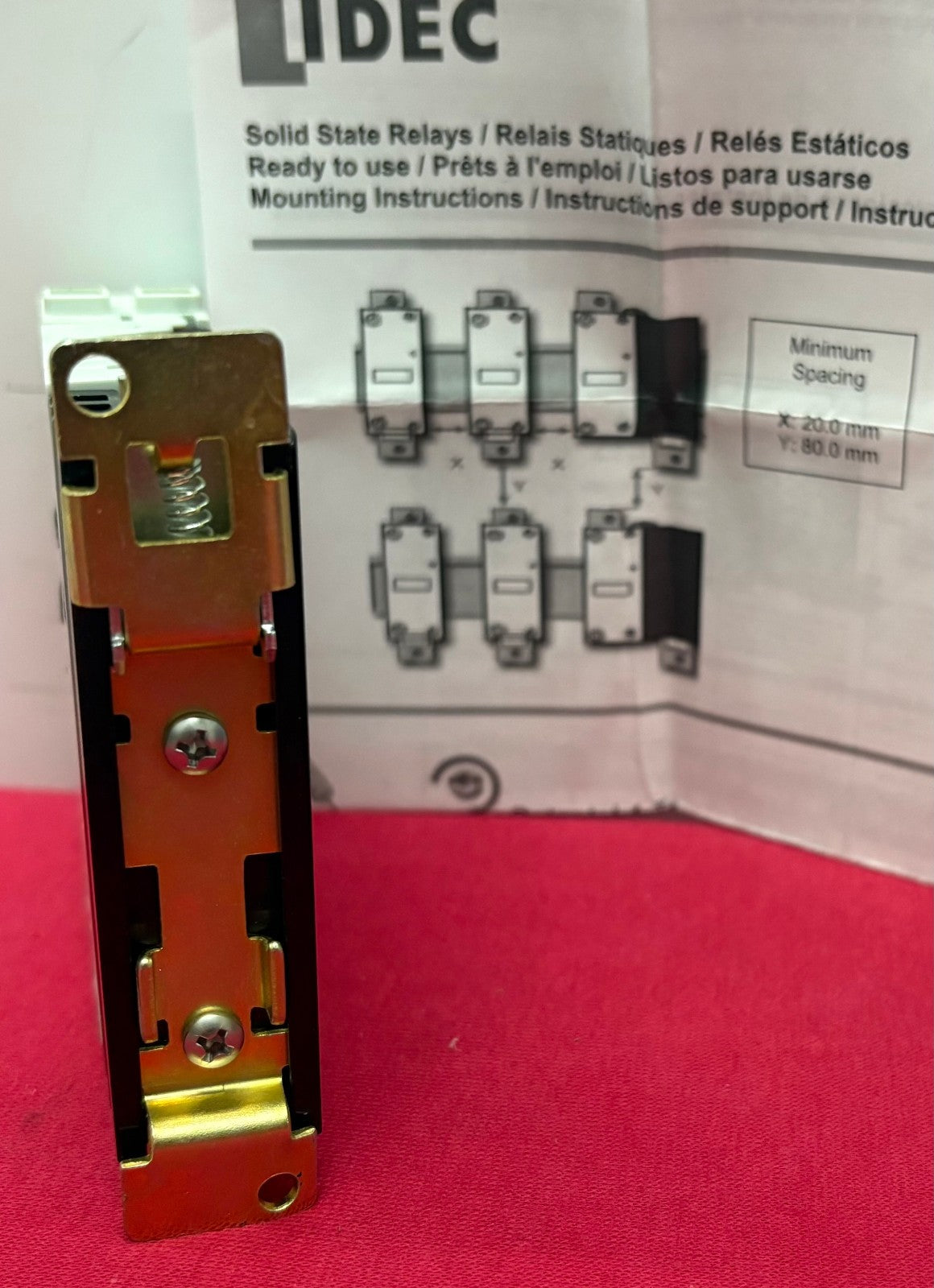 IDEC RSCDN-20A SINGLE PHASE 20AMP SOLID-STATE RELAY SSR ITEM IS NEW OPEN BOX